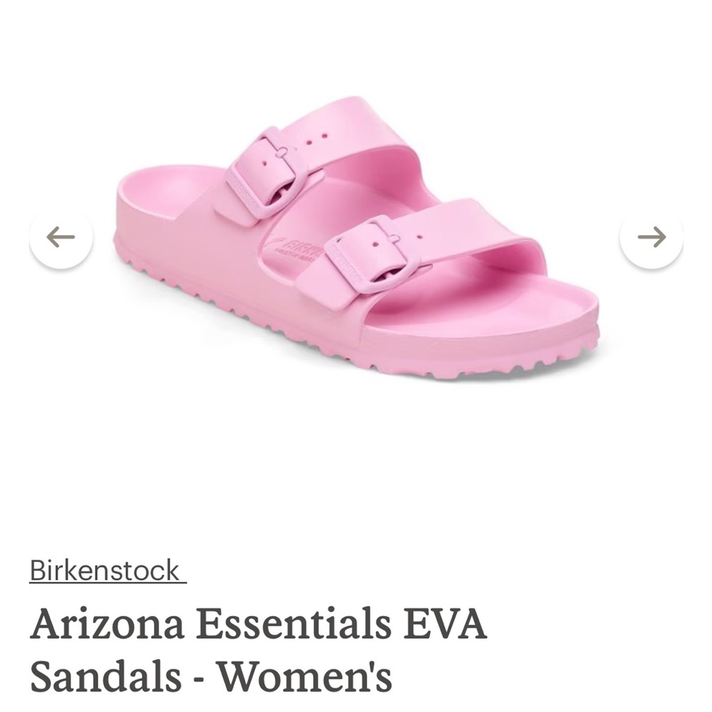 Birkenstock Arizona Essentials EVA Sandals in Light Pink